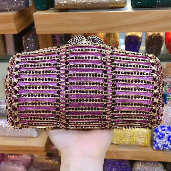 new gold metal 2020 dark purple clutches bags evening clutch bag women mini party purse chain promshoulder handbags
new gold metal 2020 dark purple clutches bags evening clutch bag women mini party purse chain promshoulder handbags