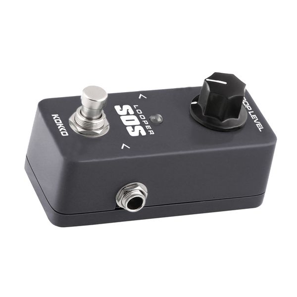 mini effect pedal looper sos with true bypass for electric guitar black 
mini effect pedal looper sos with true bypass for electric guitar black