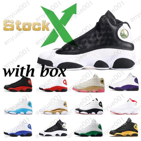 with box mens and womens basketball shoes sneakers 13s xiii black cat hyper royal chicago red for men brand designer sports shoes siez40-47
with box mens and womens basketball shoes sneakers 13s xiii black cat hyper royal chicago red for men brand designer sports shoes siez40-47