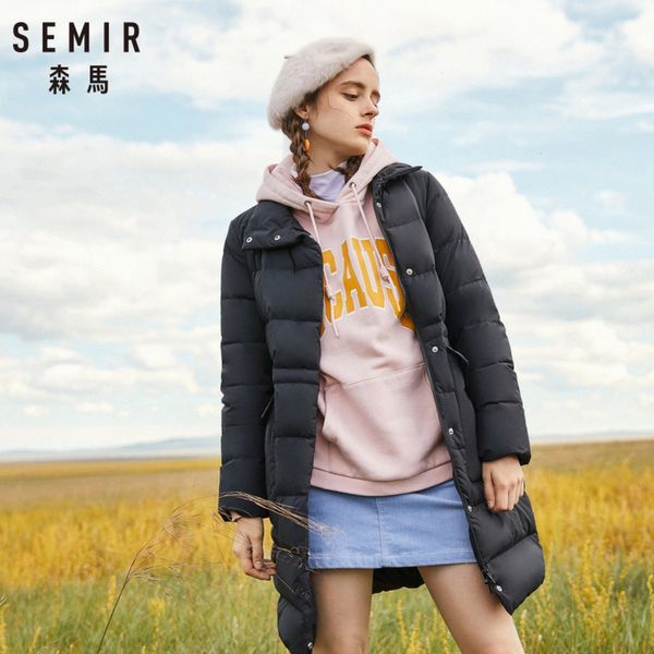 semir women long down stand-up collar coat with snap pocket zip and snap closure down filling puffer coat silky polyester lined, Black
semir women long down stand-up collar coat with snap pocket zip and snap closure down filling puffer coat silky polyester lined, Black