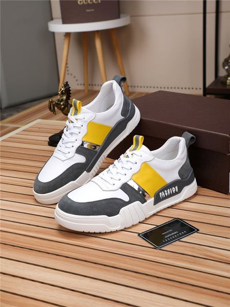 2020 Explosive new product luxury designer men's casual sports shoes cowhide fabric pigskin inner lining trendy and comfortable size 38--44
2020 Explosive new product luxury designer men's casual sports shoes cowhide fabric pigskin inner lining trendy and comfortable size 38--44