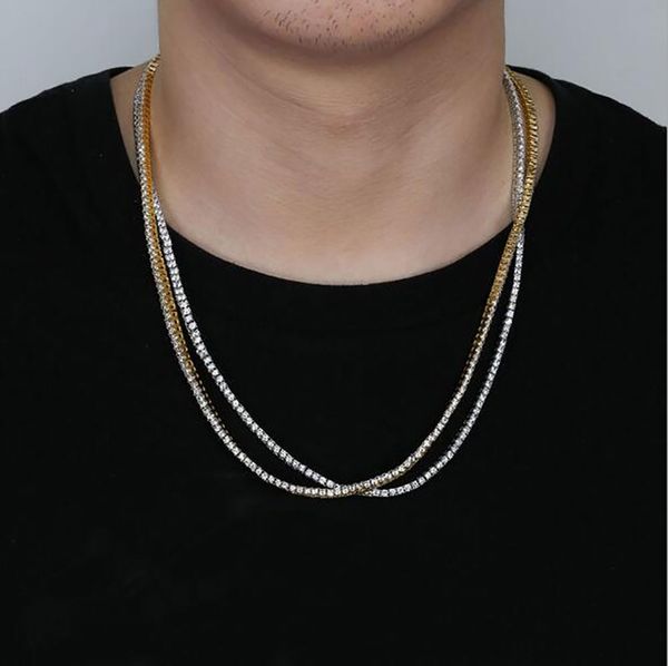 hip hop copper 1 row cz tennis chain micro pave cubic zircon tennis chain necklace 3mm 18inch 20inch 22inch 24inch gold silver chain necklac, Black
hip hop copper 1 row cz tennis chain micro pave cubic zircon tennis chain necklace 3mm 18inch 20inch 22inch 24inch gold silver chain necklac, Black