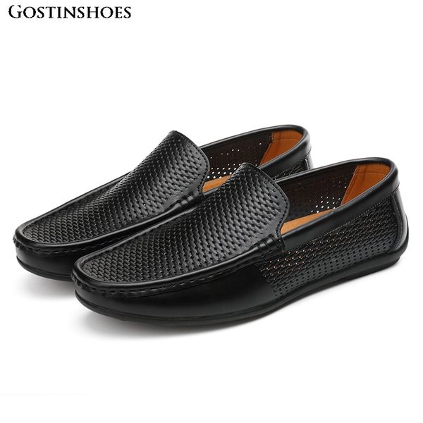 summer genuine leather men casual shoes mens loafers moccasins hollow out moccasins homme slip on driver shoes, Black
summer genuine leather men casual shoes mens loafers moccasins hollow out moccasins homme slip on driver shoes, Black