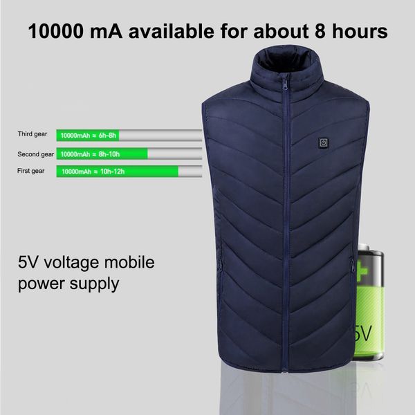 electric heated camouflage vest men women heating waistcoat thermal warm clothing usb heated outdoor vest winter jacket, Gray;blue
electric heated camouflage vest men women heating waistcoat thermal warm clothing usb heated outdoor vest winter jacket, Gray;blue