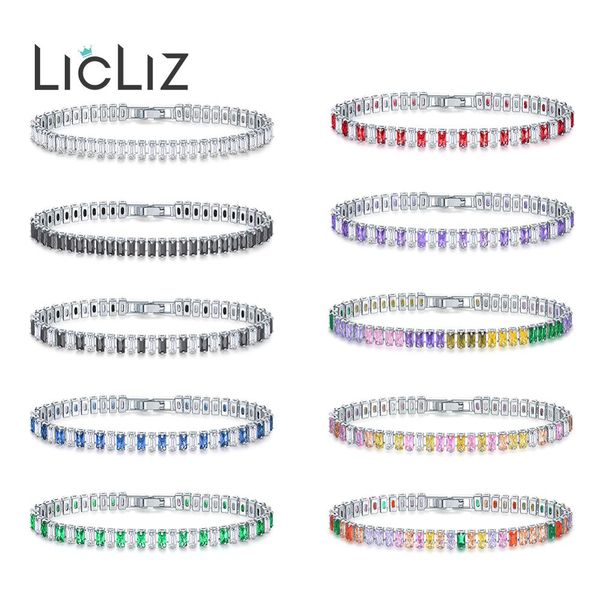licliz 2019 fashion geometric zircon crystal tennis bracelets for women colorful cz white gold color box chain jewelry lub0181, Black
licliz 2019 fashion geometric zircon crystal tennis bracelets for women colorful cz white gold color box chain jewelry lub0181, Black