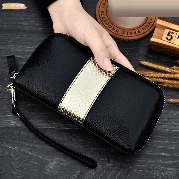 ladies genuine leather clutch wallets snake two tone panelled long women purse zipper wrist bag female coin purse mobile phone bag new
ladies genuine leather clutch wallets snake two tone panelled long women purse zipper wrist bag female coin purse mobile phone bag new