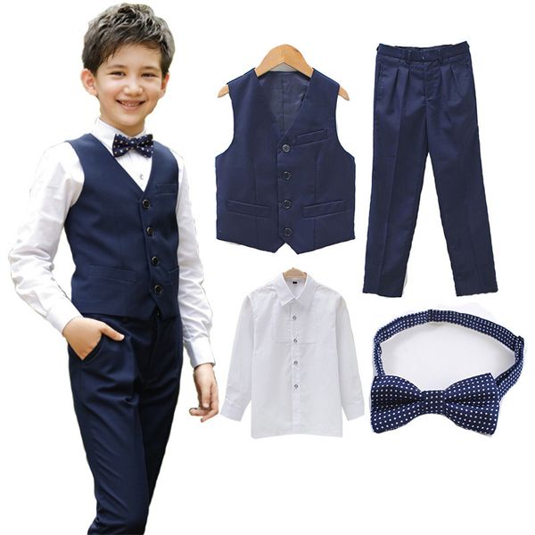 boys vest set children clothing set boys suits for weddings prom clothes child piano costume suit for boy waistcoat shirt pants t200103, White
boys vest set children clothing set boys suits for weddings prom clothes child piano costume suit for boy waistcoat shirt pants t200103, White