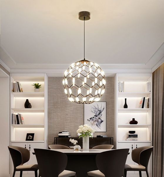postmodern black/white led lights led pendant lights iron ball hanging lamp chandelier lighting villa luminaires
postmodern black/white led lights led pendant lights iron ball hanging lamp chandelier lighting villa luminaires