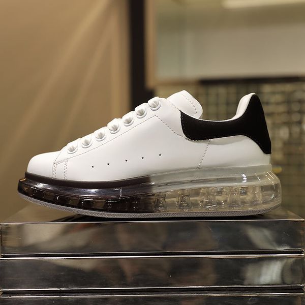 2019 new outdoor designer fashion luxury man casual small white shoes transparent vacuum cushion thick bottom leather crystal bottom, Black
2019 new outdoor designer fashion luxury man casual small white shoes transparent vacuum cushion thick bottom leather crystal bottom, Black