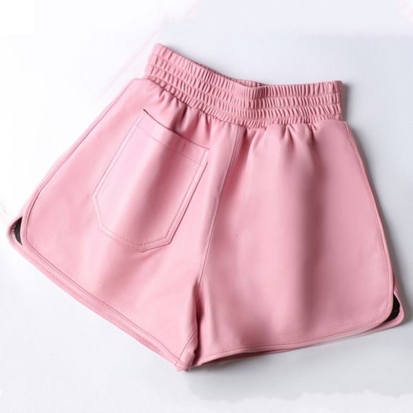 sheepskin shorts women loose large leather woman short pants high waist wide leg elastic waist wear black leather lady shorts, White;black
sheepskin shorts women loose large leather woman short pants high waist wide leg elastic waist wear black leather lady shorts, White;black