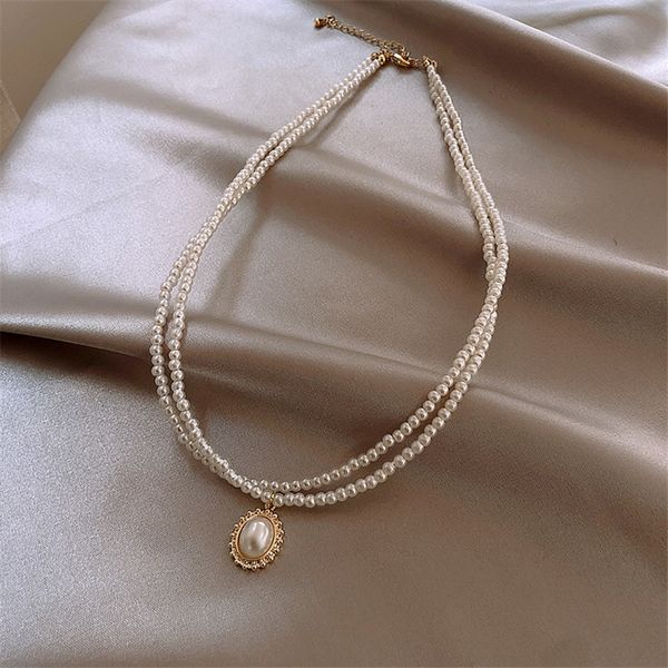 fyuan elegant pearl choker necklaces for women clavicular chain oval pendant necklaces weddings jewelry party gifts, Golden;silver
fyuan elegant pearl choker necklaces for women clavicular chain oval pendant necklaces weddings jewelry party gifts, Golden;silver