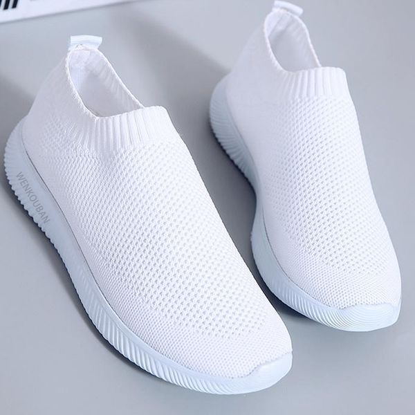 women white sneakers female knitted vulcanized shoes casual slip on flats ladies sock shoes trainers summer tenis feminino 2020 y200108, Black
women white sneakers female knitted vulcanized shoes casual slip on flats ladies sock shoes trainers summer tenis feminino 2020 y200108, Black