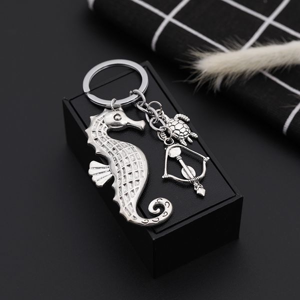 new punk sea horse turtle keychains charms key rings fashion women purse jewelry keyholder ing, Slivery;golden
new punk sea horse turtle keychains charms key rings fashion women purse jewelry keyholder ing, Slivery;golden
