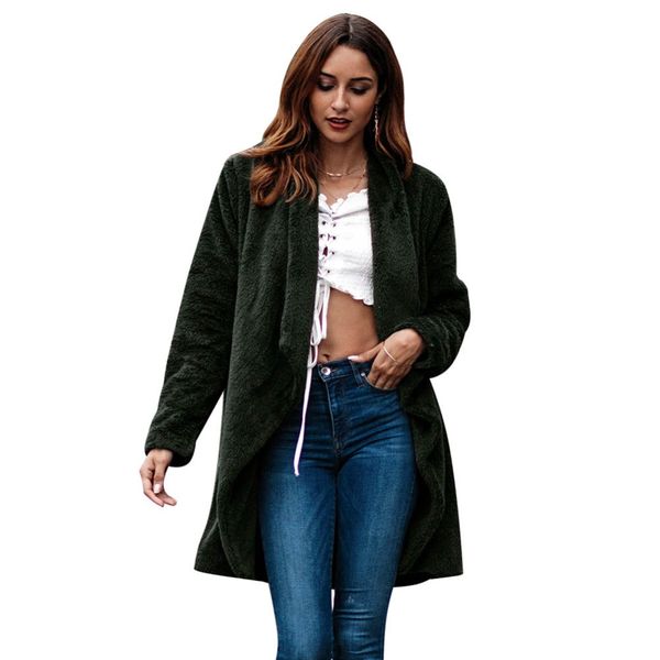 new women cardigan sweater 2019 spring winter warm fleece jumper coats jacket female solid loose plush long coat femme, Black
new women cardigan sweater 2019 spring winter warm fleece jumper coats jacket female solid loose plush long coat femme, Black