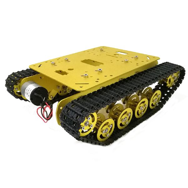 rowsfire 1set 12v arduino diy гусеничный робот автомобиль smart metal tank шасси kit - золотой / черный
rowsfire 1set 12v arduino diy гусеничный робот автомобиль smart metal tank шасси kit - золотой / черный