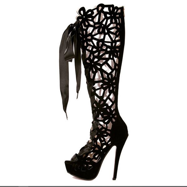 seggnice women boots 2019 knee high boots party women shoes fashion shoes 2019 peep toe over-the-knee, Black
seggnice women boots 2019 knee high boots party women shoes fashion shoes 2019 peep toe over-the-knee, Black