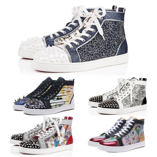 New women de igner hoe men fa hion color neaker red bottom cl tudded pike flat hoe party lover leather ca ual neaker
New women de igner hoe men fa hion color neaker red bottom cl tudded pike flat hoe party lover leather ca ual neaker