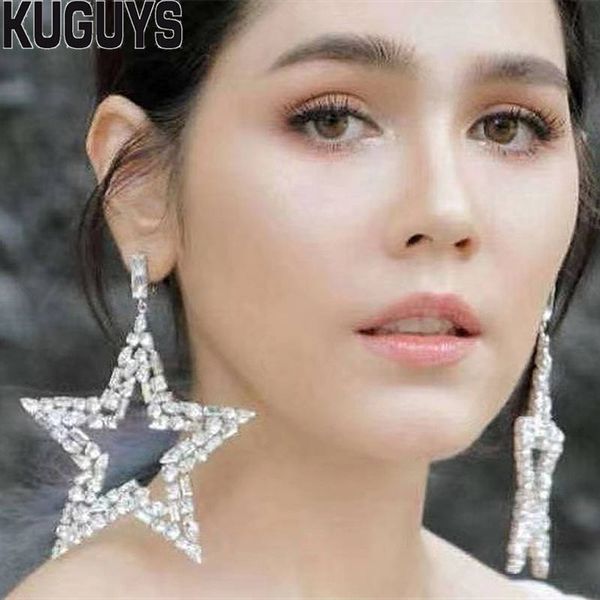 kuguys silver crystlas large star earrings for womens trendy jewelry hyperbole giant star drop earring party wedding accessories
kuguys silver crystlas large star earrings for womens trendy jewelry hyperbole giant star drop earring party wedding accessories