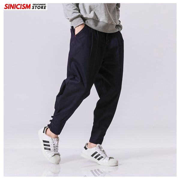 sinicism store men new chinese style solid harem pants mens joggers pants 2020 male loose summer oversize 5xl bottoms, Black
sinicism store men new chinese style solid harem pants mens joggers pants 2020 male loose summer oversize 5xl bottoms, Black