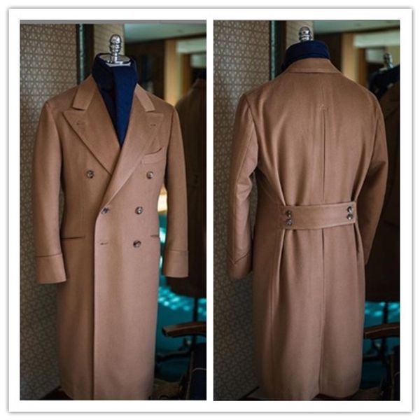 autumn winter custom made long coats camel double breasted 6 button with belt thick wool &cashmere blend overcoat full oat, Black
autumn winter custom made long coats camel double breasted 6 button with belt thick wool &cashmere blend overcoat full oat, Black