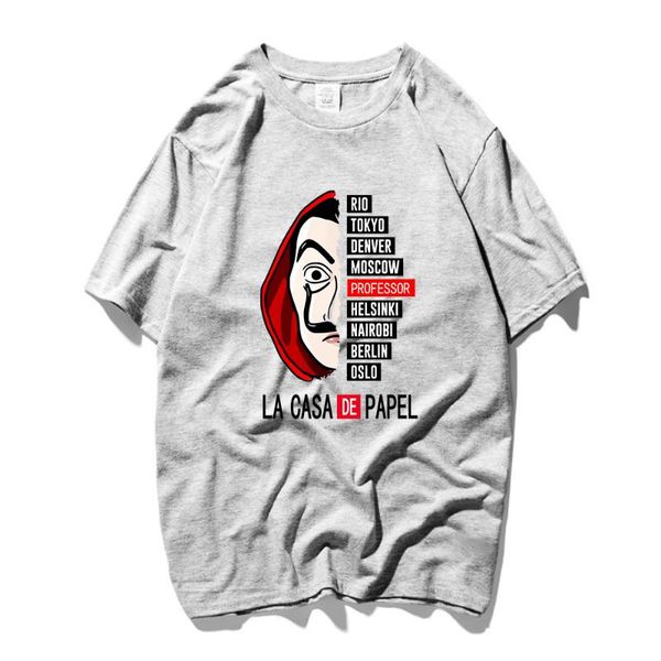 100% cotton tshirts men short sleeve house of paper funny design la casa de papel t shirt money heist tees tv series t-shirt, White;black
100% cotton tshirts men short sleeve house of paper funny design la casa de papel t shirt money heist tees tv series t-shirt, White;black