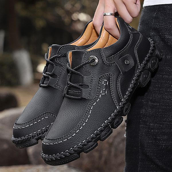 breathable 2020 new comfortable leather men casual shoes mens loafers moccasins men's shoes driving big size 38-48, Black
breathable 2020 new comfortable leather men casual shoes mens loafers moccasins men's shoes driving big size 38-48, Black