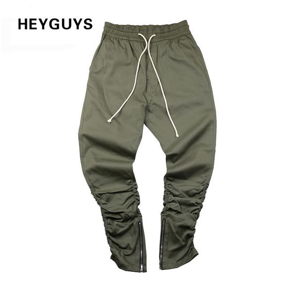men's pants heyguys army casual skinny zipper botton sweatpants solid hip hop high street trousers men joggers slimming, Black
men's pants heyguys army casual skinny zipper botton sweatpants solid hip hop high street trousers men joggers slimming, Black