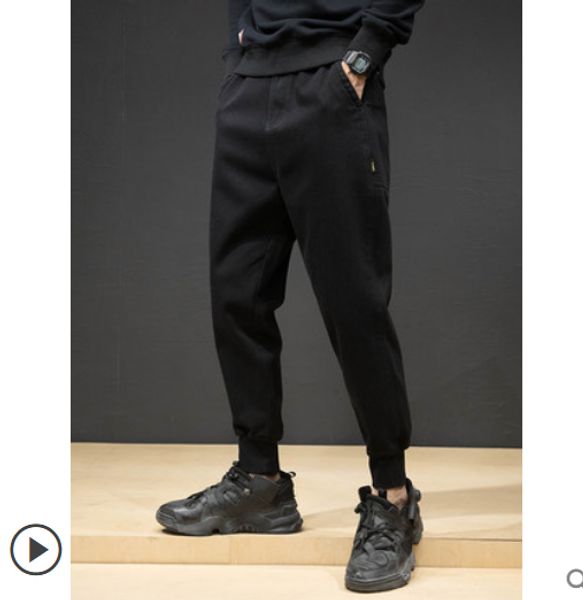 black jeans male fatty trend loose big yards haroun pants popular logo beam foot leisure joker black overalls, Blue
black jeans male fatty trend loose big yards haroun pants popular logo beam foot leisure joker black overalls, Blue