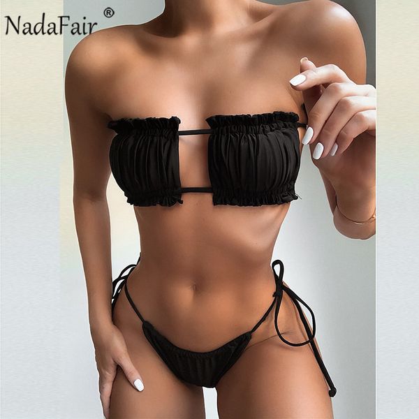 nadafair summer sexy женщины бикини set бинты двухкусочный push up swimwear 2020 твердая biquini купальный костюм женщины купальный костюм, White;black
nadafair summer sexy женщины бикини set бинты двухкусочный push up swimwear 2020 твердая biquini купальный костюм женщины купальный костюм, White;black