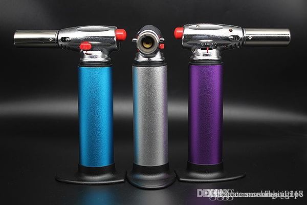 dhl inflatable jet flame torch lighter butane gas cigarette lighters 1300c windproof metal torch lighters profession bbq spray gun
dhl inflatable jet flame torch lighter butane gas cigarette lighters 1300c windproof metal torch lighters profession bbq spray gun