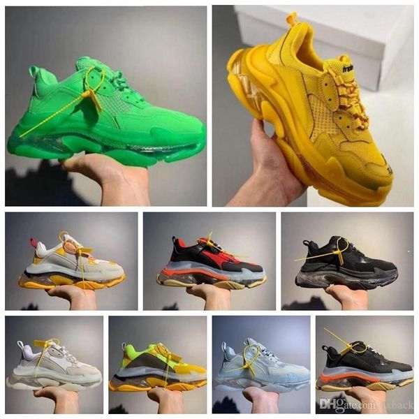 2019 paris triple-s 17fw crystal bottom green luxury dad shoes platform triple s sneakers for mens women vintage kanye old grandpa trainer
2019 paris triple-s 17fw crystal bottom green luxury dad shoes platform triple s sneakers for mens women vintage kanye old grandpa trainer
