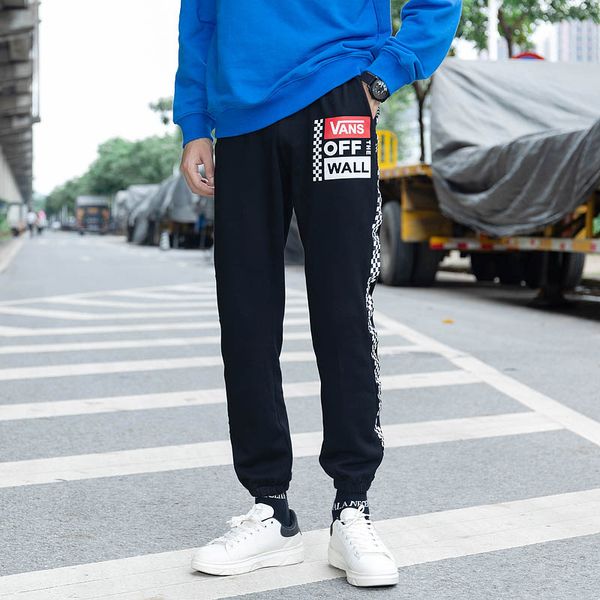 van tide brand trousers mens designer trousers casual trousers fashion harem pants white plaid print pants loose sports pants, Black
van tide brand trousers mens designer trousers casual trousers fashion harem pants white plaid print pants loose sports pants, Black