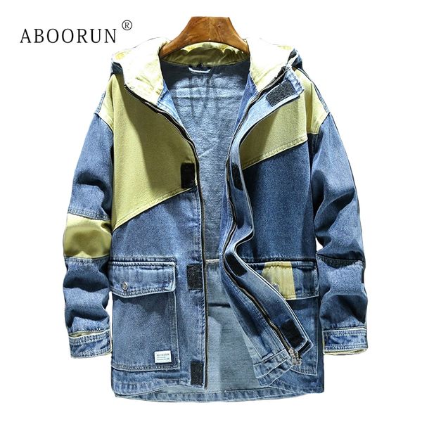 aboorun japanese patchwork denim jackets men's harajuku washed denim jacket hip hop multi pockets coat male, Black;brown
aboorun japanese patchwork denim jackets men's harajuku washed denim jacket hip hop multi pockets coat male, Black;brown