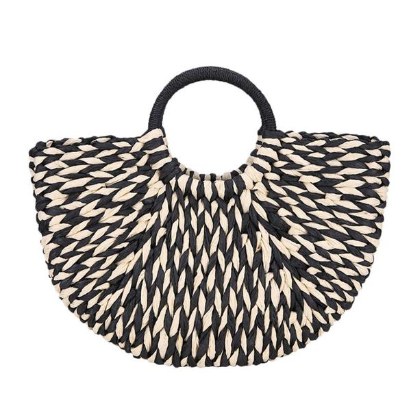 summer straw woven half moon bags fashion rattan woven half circular casual beach bags vintage women shoulder bag #38
summer straw woven half moon bags fashion rattan woven half circular casual beach bags vintage women shoulder bag #38