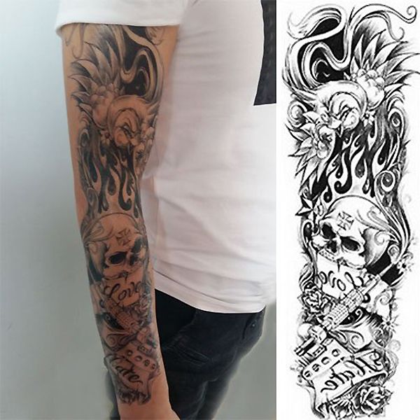 1 piece momento mori temporary tattoo sticker flamingo skelet full flower tattoo with arm body art big large fake tattoo sticker
1 piece momento mori temporary tattoo sticker flamingo skelet full flower tattoo with arm body art big large fake tattoo sticker