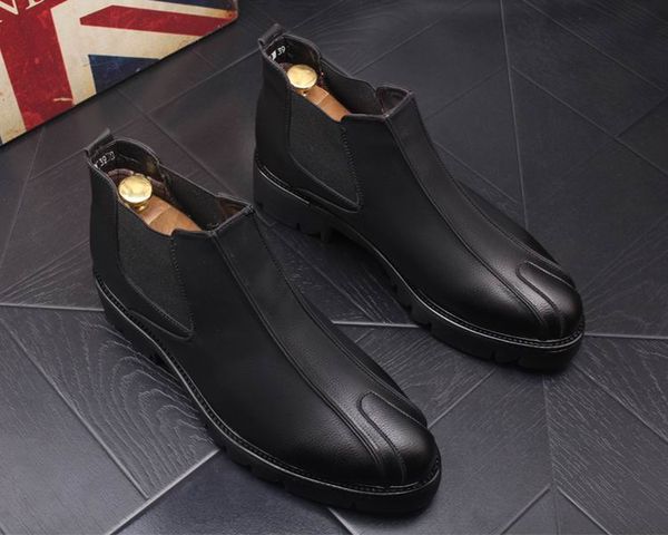 new arrival winter mens black boots round toe business leisure pu leather shoes man office carrer zapatos
new arrival winter mens black boots round toe business leisure pu leather shoes man office carrer zapatos