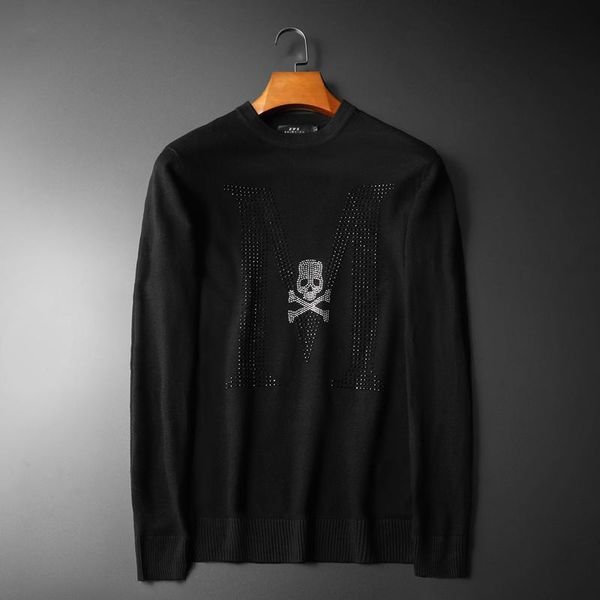 new 19 men luxury mastermind skull classic embroidery diamonds casual sweaters pullover asian plug size #m98, White;black
new 19 men luxury mastermind skull classic embroidery diamonds casual sweaters pullover asian plug size #m98, White;black