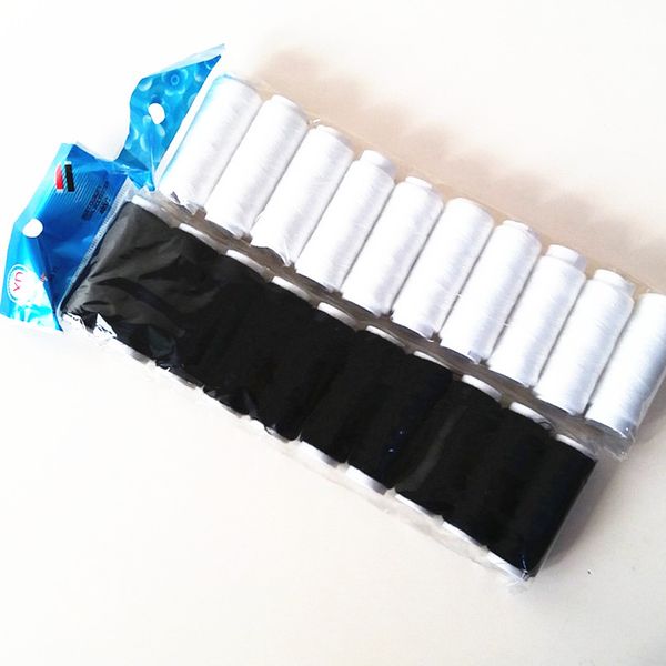 xunzhe home sewing thread 20 reels / set black and white polyester sewing thread set each roll 200 yards, Black;white
xunzhe home sewing thread 20 reels / set black and white polyester sewing thread set each roll 200 yards, Black;white