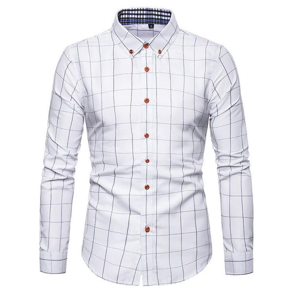 white plaid shirt men long sleeve business banquet mens dress shirts size 5xl loose comfort male casual shirt, White;black
white plaid shirt men long sleeve business banquet mens dress shirts size 5xl loose comfort male casual shirt, White;black