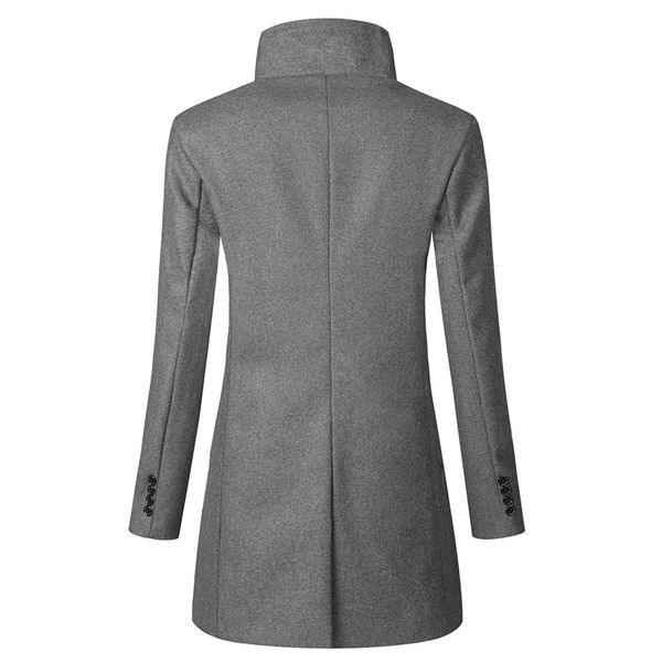 men plus size long sleeve lapel outwear buttons business formal trench coat, Tan;black
men plus size long sleeve lapel outwear buttons business formal trench coat, Tan;black