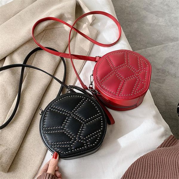 heflashor mini round pu leather crossbody bags for women 2020 fashion circular female rivet shoulder messenger bag lady handbags
heflashor mini round pu leather crossbody bags for women 2020 fashion circular female rivet shoulder messenger bag lady handbags