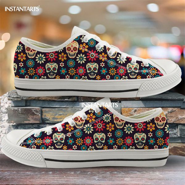 instantarts day of the dead canvas shoes women men low casual seankers skull print fashion couple shoe lace up walk sneaker, Black
instantarts day of the dead canvas shoes women men low casual seankers skull print fashion couple shoe lace up walk sneaker, Black