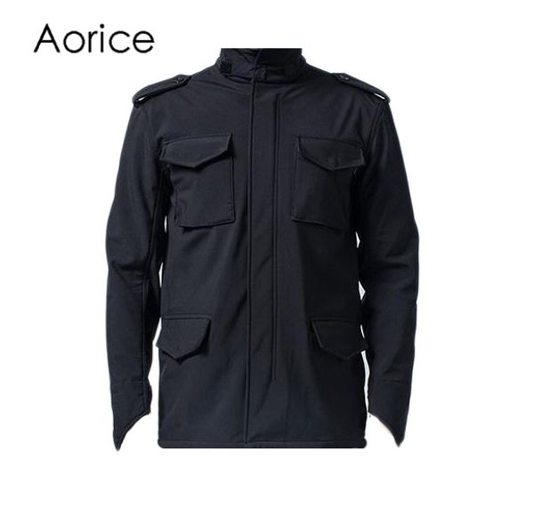 men outdoor solid waterproof fireproof uniform jacket soft polyester shell fall winter velvet inside warm jacket mt922, Black;brown
men outdoor solid waterproof fireproof uniform jacket soft polyester shell fall winter velvet inside warm jacket mt922, Black;brown