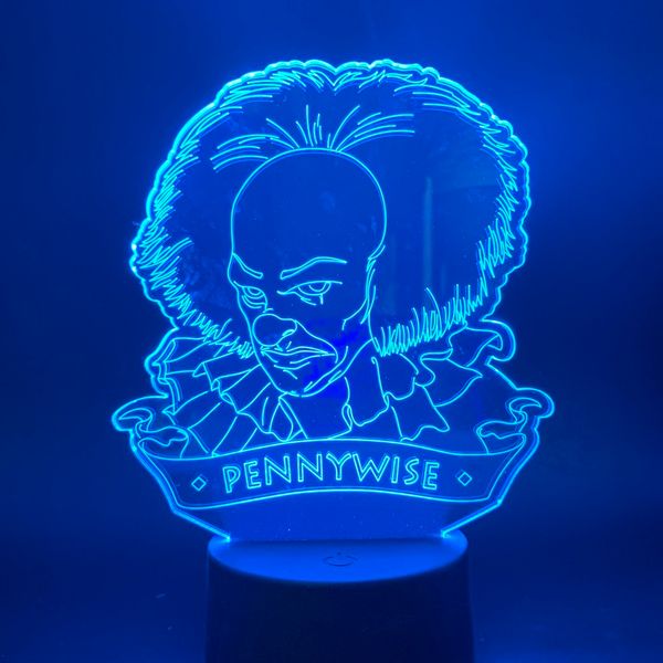 halloween horror desk lamp movie it chapter one pennywise figure 3d led night light usb battery or powered for office room decor
halloween horror desk lamp movie it chapter one pennywise figure 3d led night light usb battery or powered for office room decor