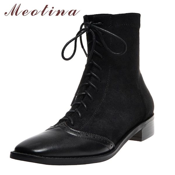 meotina ankle boots women shoes mid heel short boots lady square toe thick heels lace up female autumn black apricot 40
meotina ankle boots women shoes mid heel short boots lady square toe thick heels lace up female autumn black apricot 40