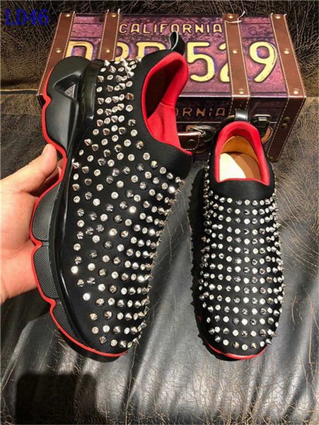 a21 new christian luxury louboutin bottom red bottoms studded spikes brand cl mens casual shoes men women party lover sports sneakers, Black
a21 new christian luxury louboutin bottom red bottoms studded spikes brand cl mens casual shoes men women party lover sports sneakers, Black