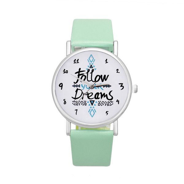 brand fashion follow your arrow watch women dress watch casual leather vintage bracelet clock, Slivery;brown
brand fashion follow your arrow watch women dress watch casual leather vintage bracelet clock, Slivery;brown