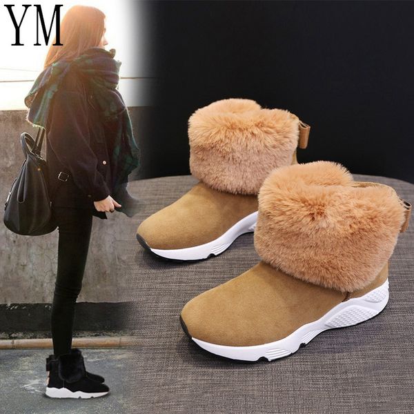women flats ankle snow boots fur boots winter warm snow shoes bowknot woman round-toe female flock leather women shoes 3 colour, Black
women flats ankle snow boots fur boots winter warm snow shoes bowknot woman round-toe female flock leather women shoes 3 colour, Black