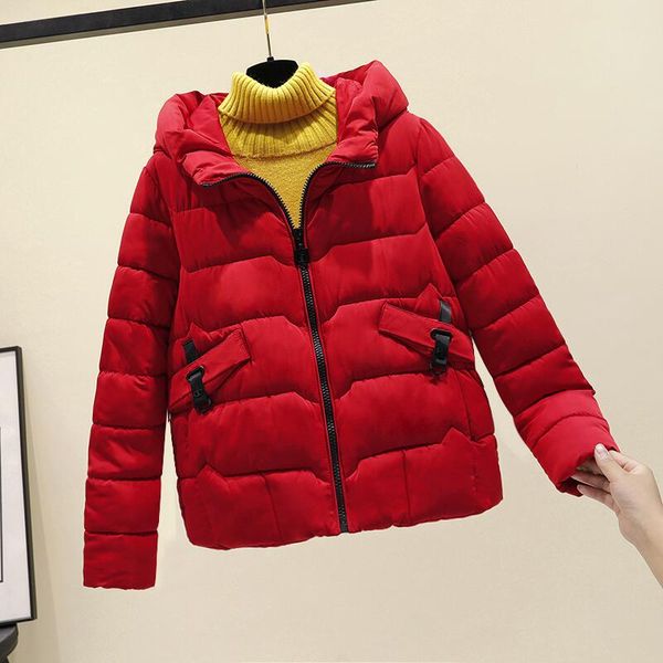 winter jacket women 2019 new winter coat women jackets short slim thickening warm pakra female wadded jacket black red
winter jacket women 2019 new winter coat women jackets short slim thickening warm pakra female wadded jacket black red