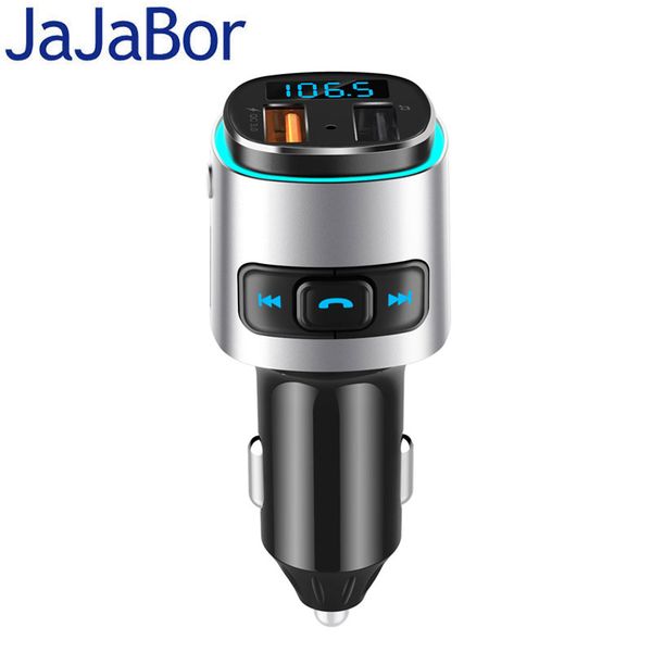 jajabor fm transmitter bluetooth kit mp3 audio music player handscalling quick charge support voltage detection
jajabor fm transmitter bluetooth kit mp3 audio music player handscalling quick charge support voltage detection